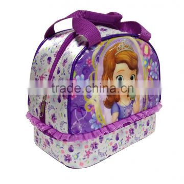 Two compartments lunch bag, coolers bag promotional