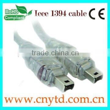 Transpaent white color usb to 1394 adapter