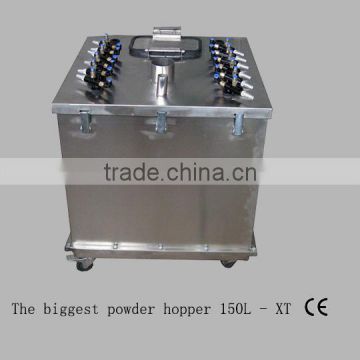 Stainless Steel Powder Hopper/Electrostatic powder coating system use powder hopper