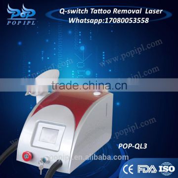 Laser Tattoo Removal Equipment Nd Yag Laser Q Switch Nd Yag Laser Nd Yag Laser Price 1-10Hz Q Switch Nd Yag Laser Tattoo Removal Machine Popipl Machine POP-QL3 800mj