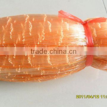 Orange Nylon Knotted Monofilament Fishing Net