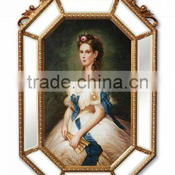 China manufacturer handmade portrait picture frame wood