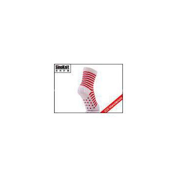 Cutsom Stripe Anti Slip Seamless Kids Socks / Funny Cotton Tube Children Socks