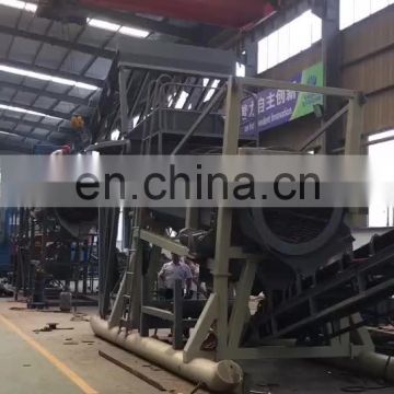 Customized alluvial gold mining trommel with diesel engine
