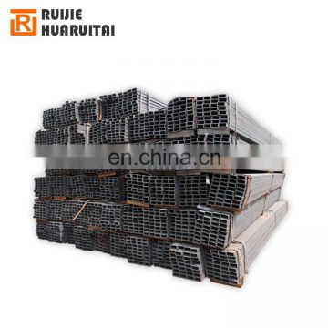 Hot rolled ERW carbon welded black square steel pipe price per ton