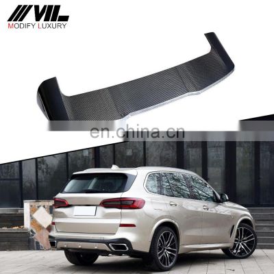 X5 Carbon Fiber Rear Window Roof Spoiler for BMW SUV X5 2019-2020