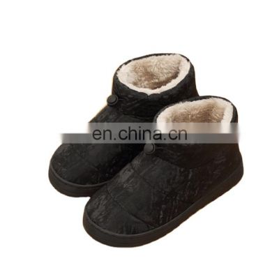 Men's and women's electric foot warmers electric foot warmers warm shoes and fluffy snow boots