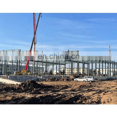 prefabricated wide span steel structure building steel structure frame metal building