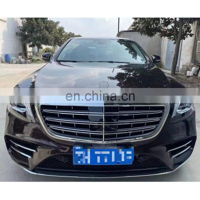 Body kit include front and rear bumper assembly with grille for Mercedes benz S-class W222 2014-2020 upgrade to S450 AMG model