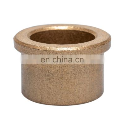 Bujes En Bronce Customized Oil-embeeded Flanged Sleeve Bearing Sintered Mixer Bushes