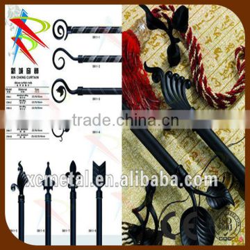 China Manufacture metal Curtain Rod for window