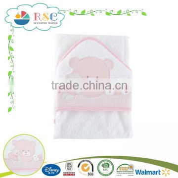 luxury baby hooded towel for toddler 100% cotton