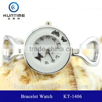 beautiful crystal watch glass face bracelet bangle watch women fashion watch