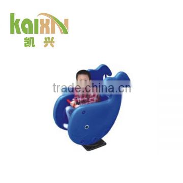 2015 Cheap Outdoor Plastic Spring Whale Rider For Kids