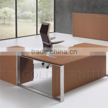Wooden modern office computer table /working table design (SZ-ODB312)