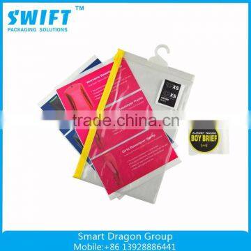 Pvc Hook Garment Poly Bag Pvc Clear Plastic Bag Pvc Bags Packaging