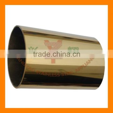 Gold Titanium Polish Stainless Steel Tube Supplier
