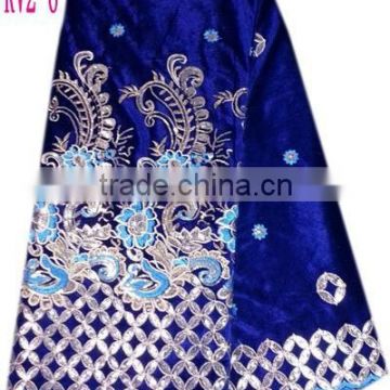 rv2-6 royal african velvet lace fabrics for dress