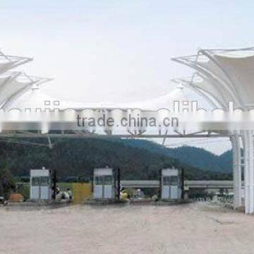 Anti-aging PVC structure membrane for gas station,extensive tent