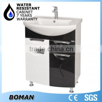 Hangzhou PVC Bathroom Cabinet with High Gloss Painting