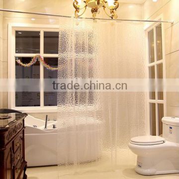 3D EVA mildew Custom waterproof bathroom shower curtain