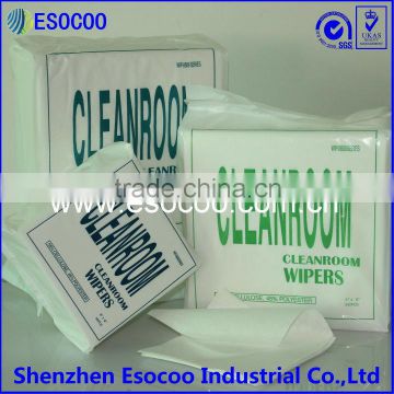 wood pulp non-woven cleanroom wiper paper with plain texture