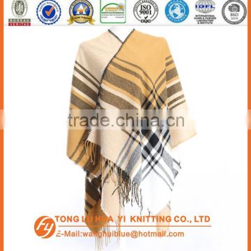 Audited Factory woven 100% acrylic ladies wraps