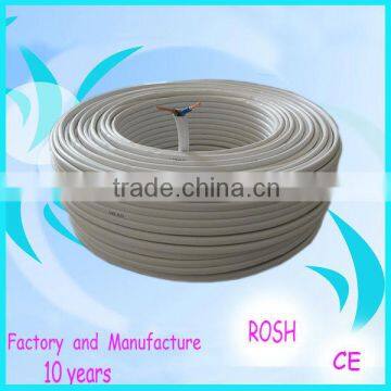 100% purity copper 2 core power cable with flat type