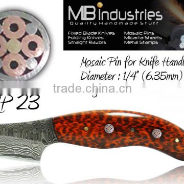Mosaic Pins for Knife Handles MP23 (1/4") 6.35mm