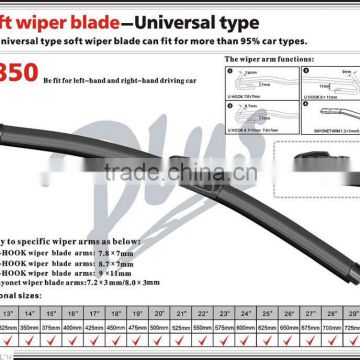 Automatic Car Windshield Wiper Universal wiper blade