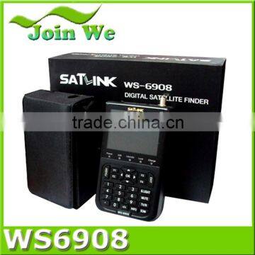 Satlinnk WS6908 AV in and AV out Function Satellite Alignment Meter WS 6908 Signal Finder