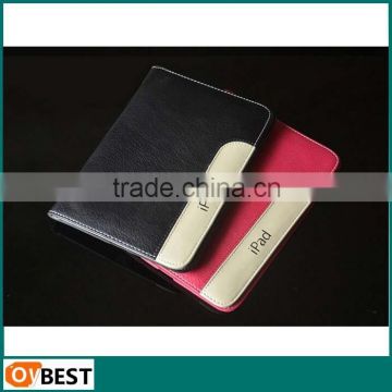 Genuine leather case for ipad air 2, Smart Slim leather case for iPad Air 2 with Sleep Function