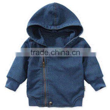 Boys Winter outdoor sports hooded jeans jacket waterproof