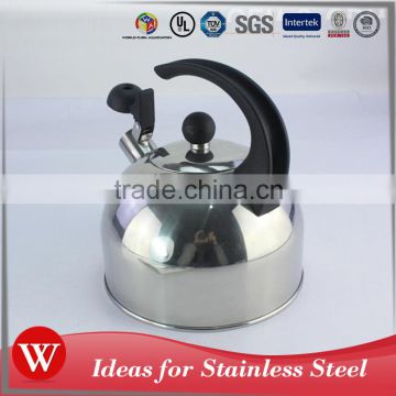 Easy to clean non-electric water jug stainless steel whistling kettle tea coffee kettle for all heater