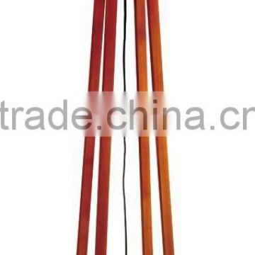 2015 hot sell contracted red wooden floor lamp