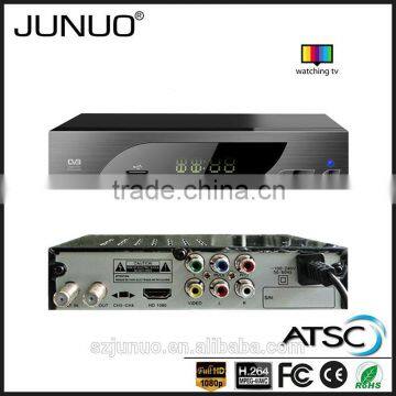 JUNUO manufacture produce software update H.264 MPEG4 HD mstar Mexico digital tv converter set top box