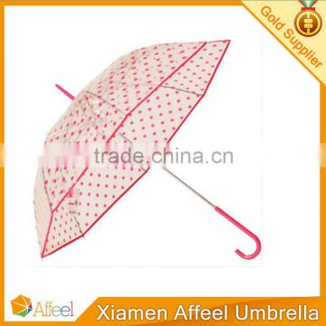 automatic custom transparent umbrella