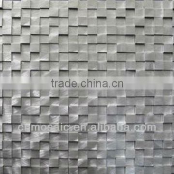 rectangle brushed aluminium composite tile for wall decoration