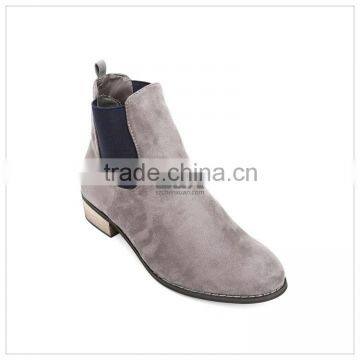 cx157 lady's flat block heel chelsea boot