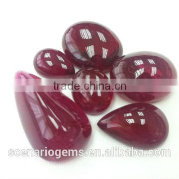 #CMZZ Natural Free Shape Cabs Loose Gemstone Rubellite Cabochon