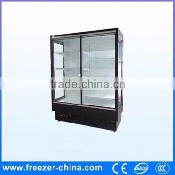 Glass door direct cooling display flower case