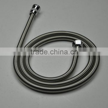 Best quality stainless steel spring shower pipe metal flexible hose with bathroom