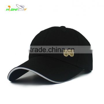 curved visor golf cap/coming hat/blank cap