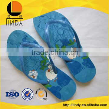 High quality flip top slippers men leather slipper