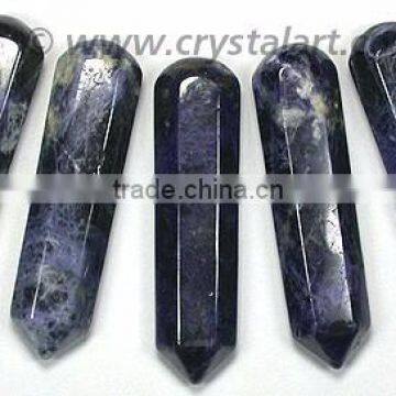 Sodalite Faceted Massage Wands
