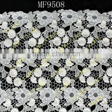 New design elegant crochet lace fabric for ladies suit/wedding dress