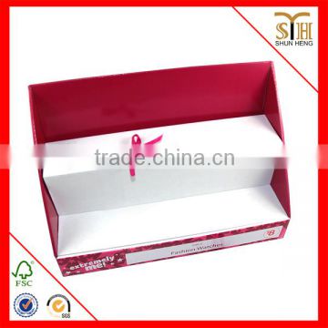 Factory fashion watches shadow box display paperboard display boxes