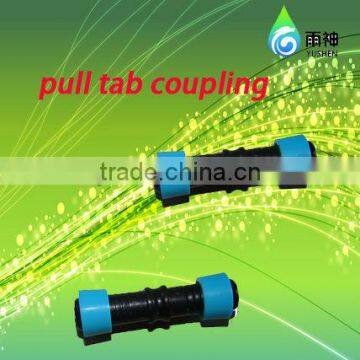 drip irrigation tape pull tab coupling