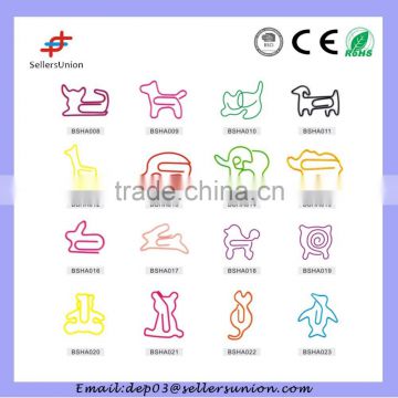 Promotional Gifts Stationery Supplies Funny Animal Shape Paper Clips
