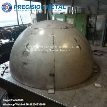 carbon steel metal sphere hemispherical tank ends silo cover tank end caps